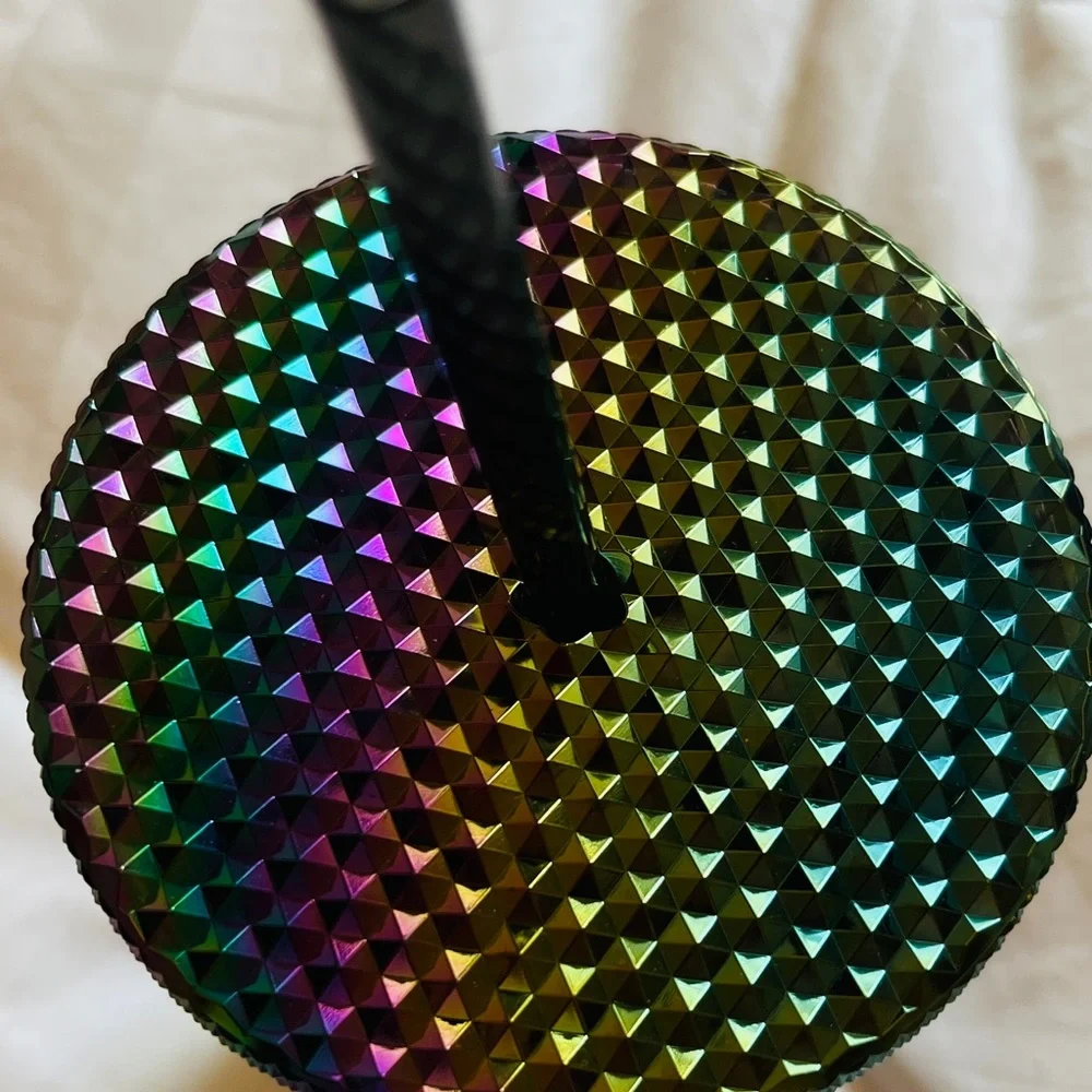STARBUCKS Siren Logo Iridescent NEW With TAG Includes STRAW Retails $25.95